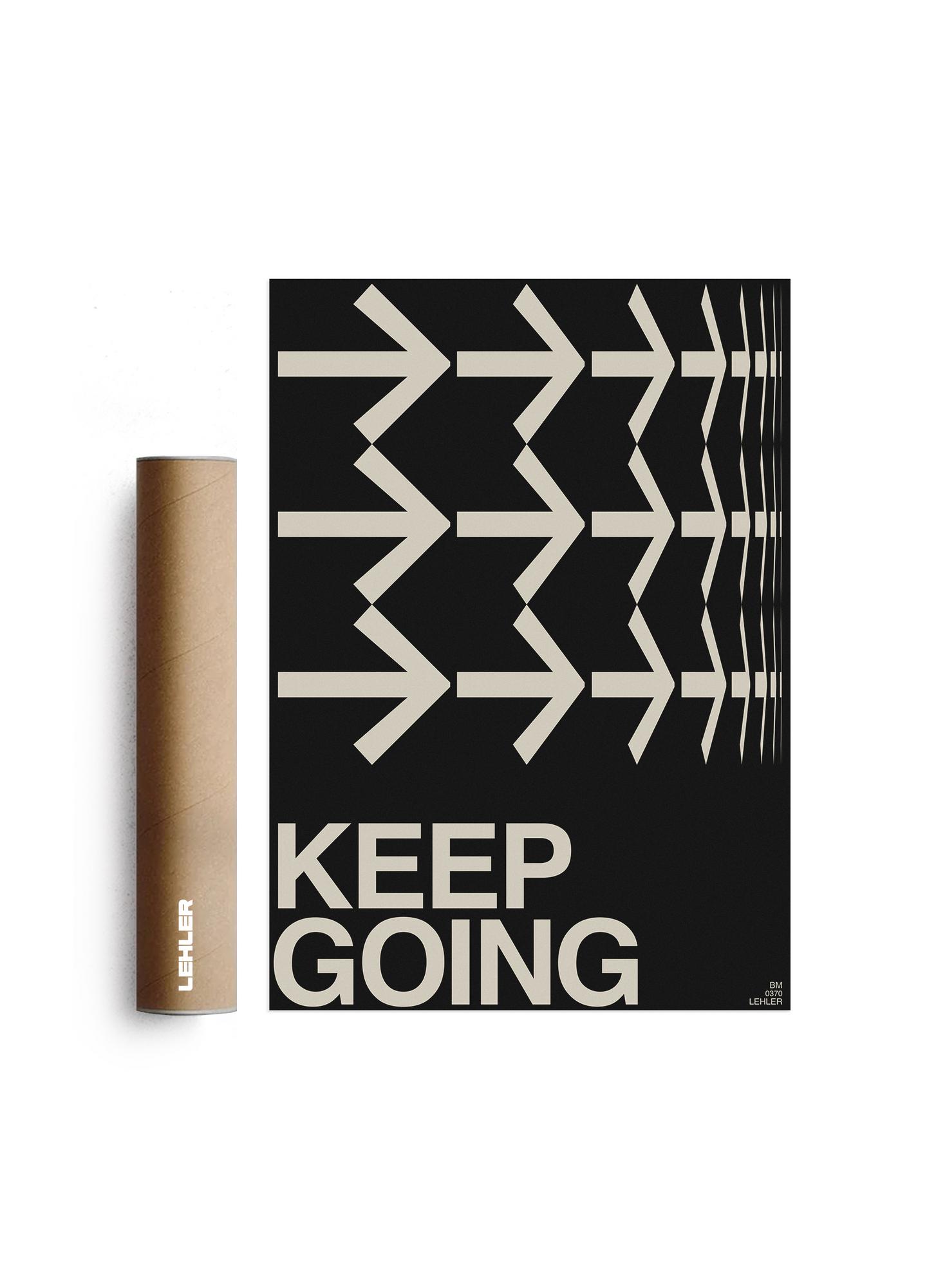 Постер "KEEP GOING" без рамы