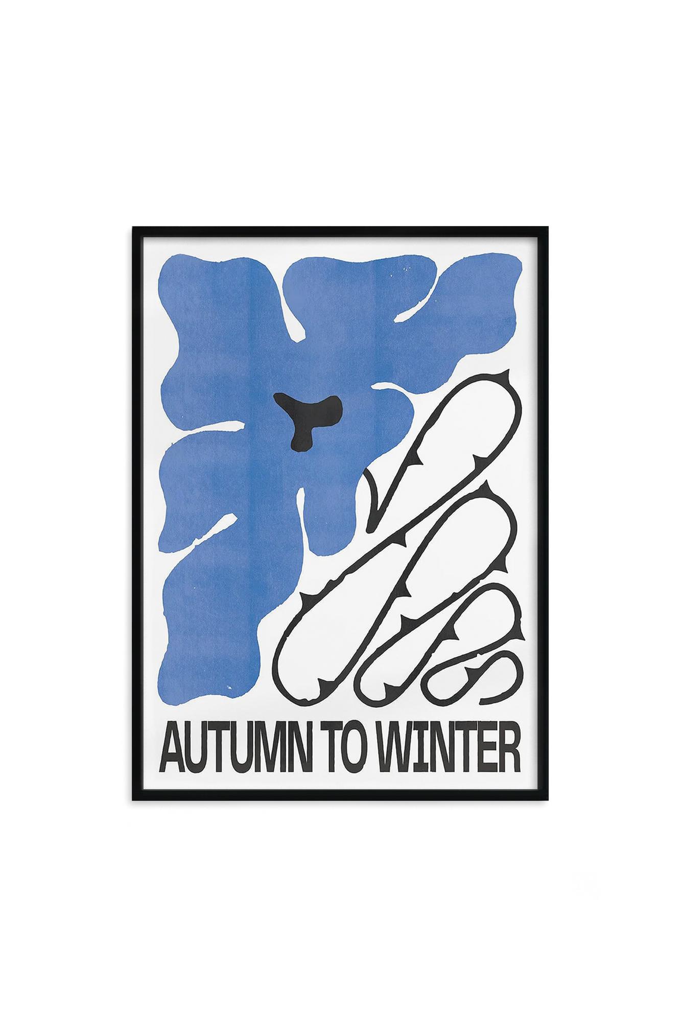 Постер "AUTUMN TO WINTER" в раме