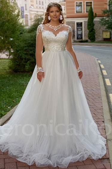 свадебные платья больших размеров