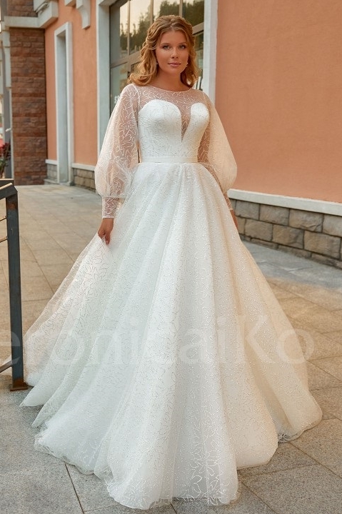 свадебные платья плюс сайз