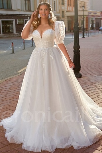 свадебные платья плюс сайз