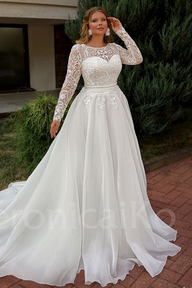 свадебные платья для полных невест