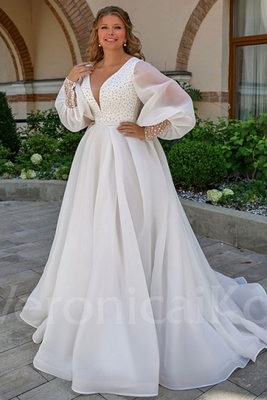 свадебные платья для полных невест