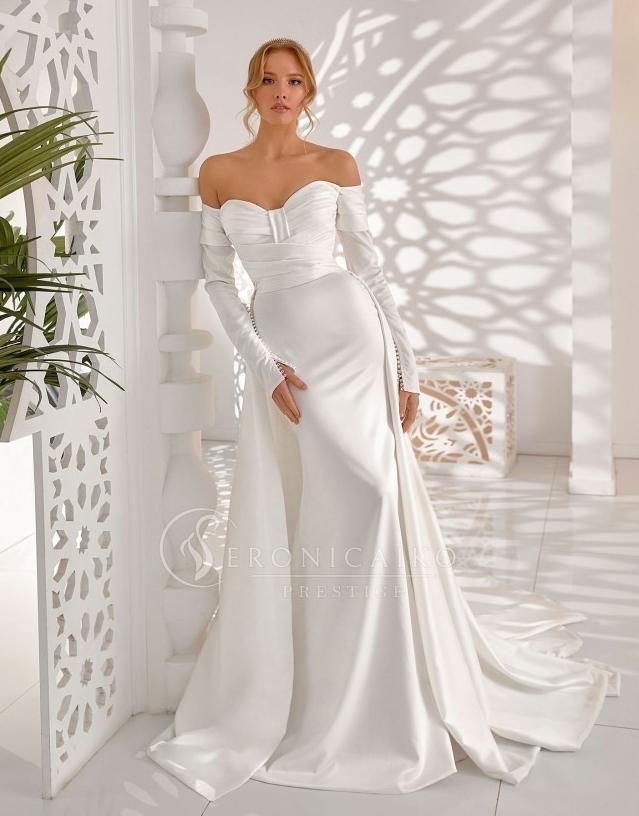 Свадебное платье трансформер со съёмным шлейфом