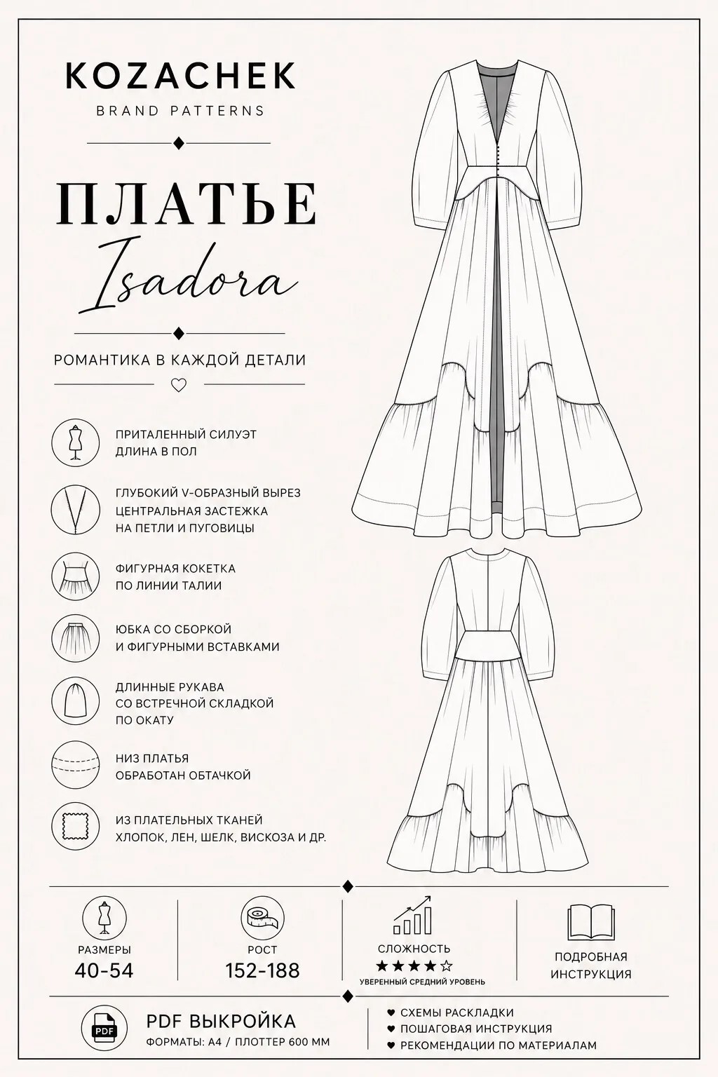 Платье женское Isadora