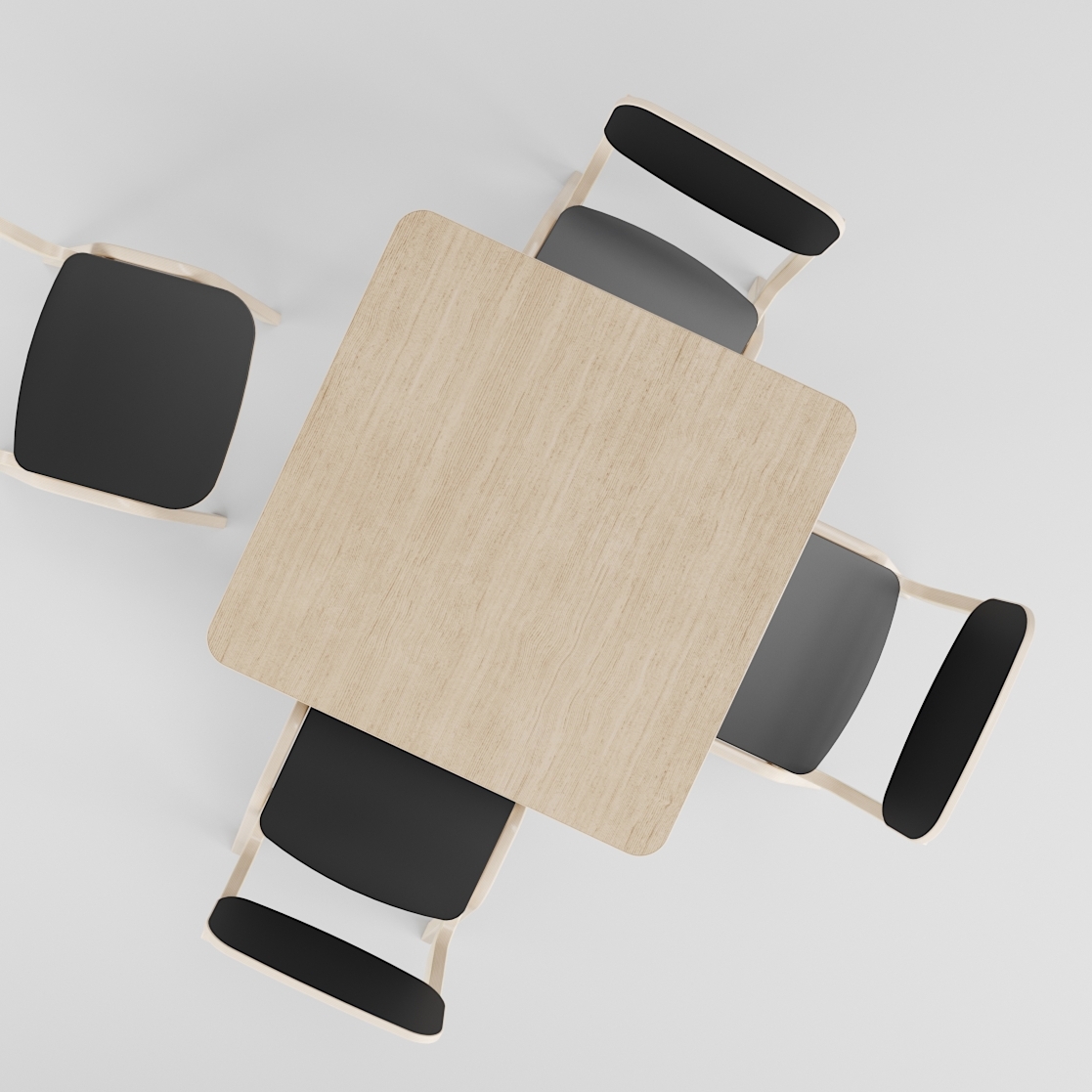 СТОЛ BREVE квадратный размер S