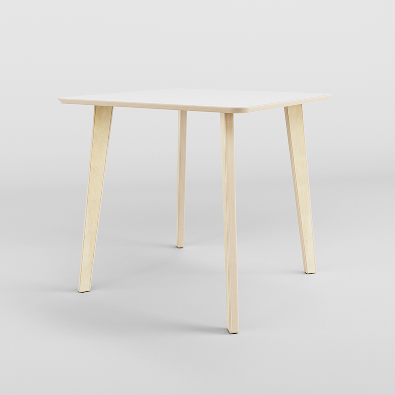 СТОЛ BREVE квадратный размер S