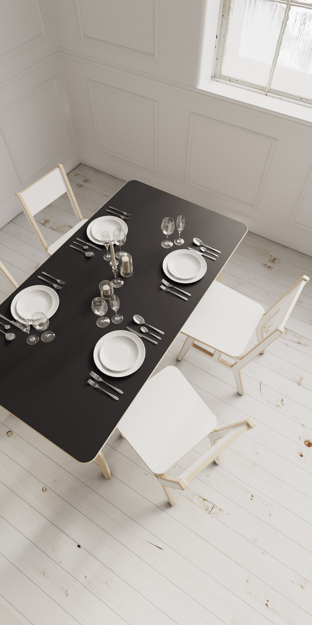 СТОЛ BREVE прямоугольный размер L