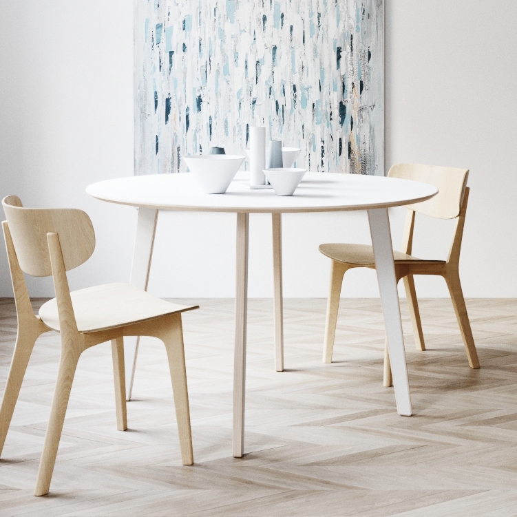 СТОЛ BREVE круглый размер L