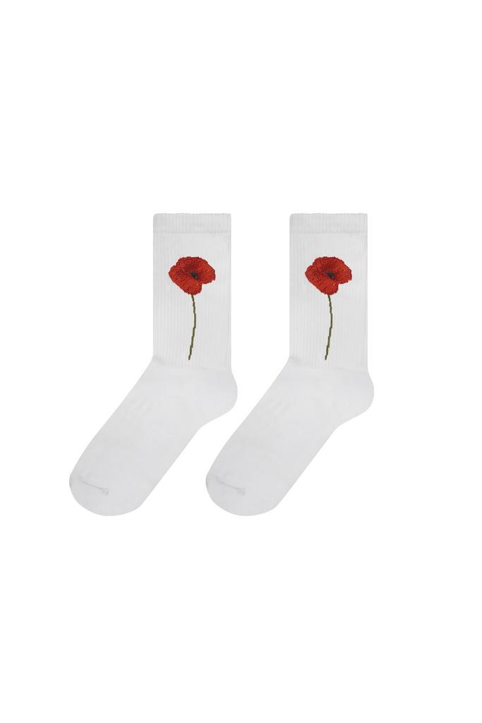 Носки Гербарий Мак