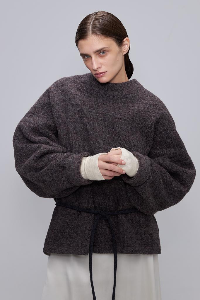 Свитер EMBRACE grey melange