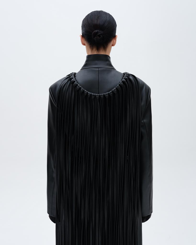 Юбка-кейп INNA vegan leather black