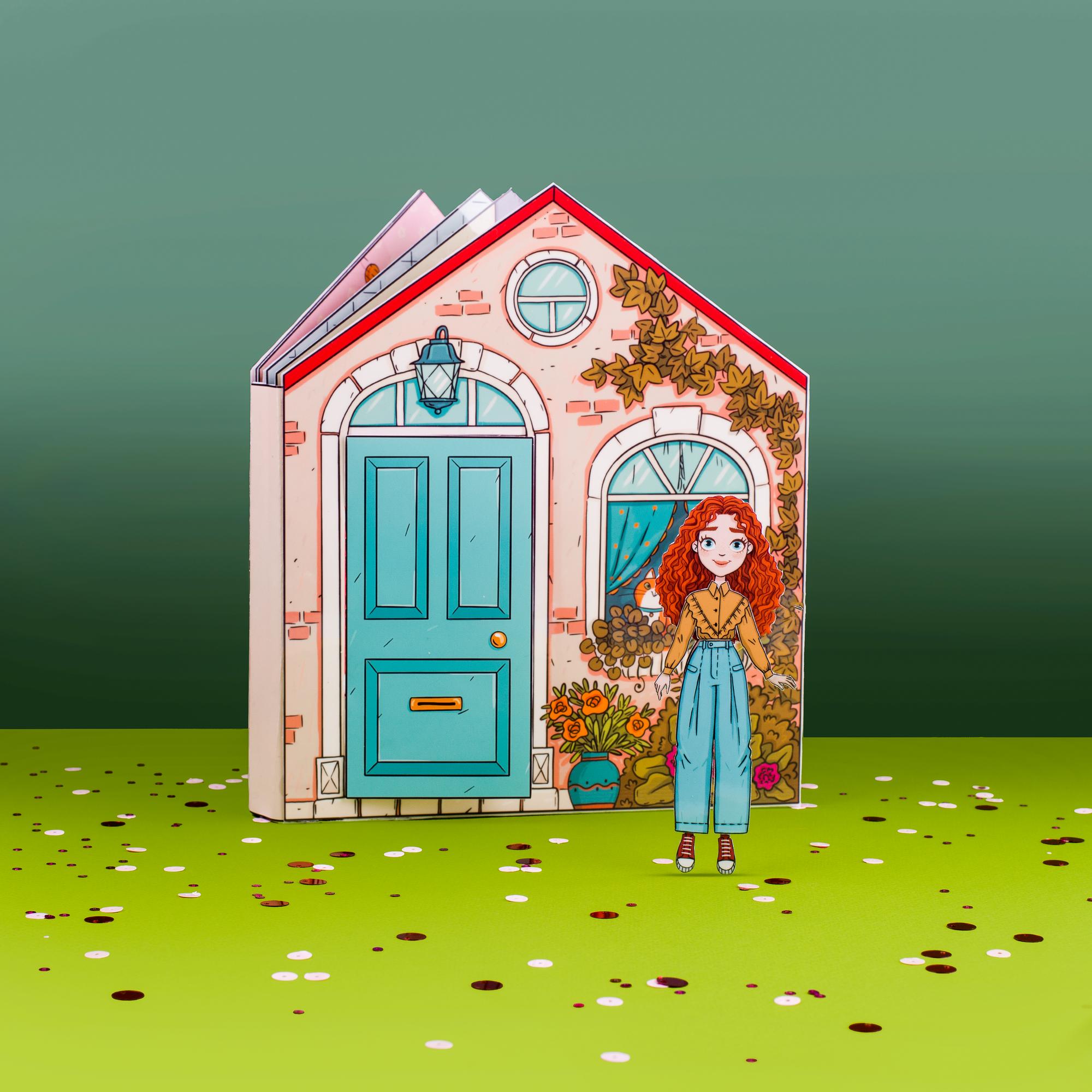 Уютный домик-книжка (PDF файлы для самостоятельной печати)