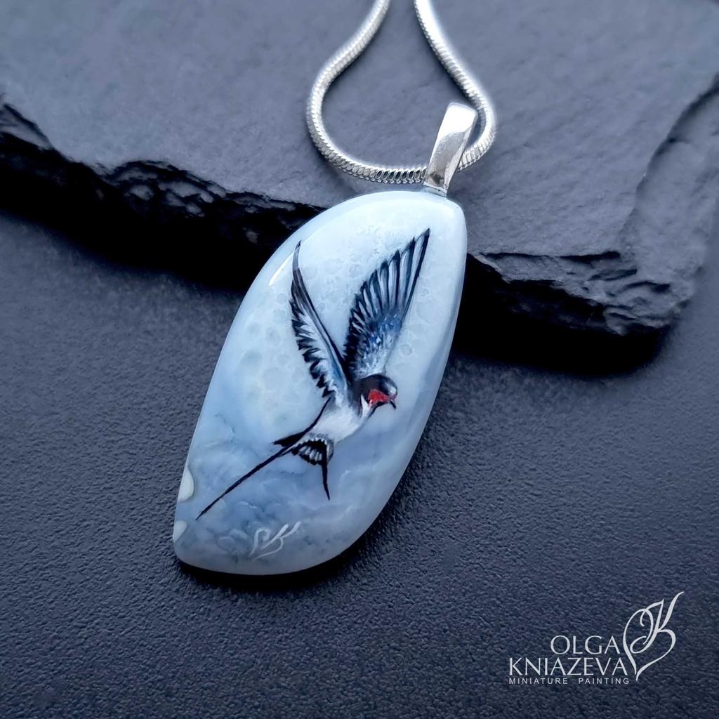 КУЛОН " ЛАСТОЧКА"