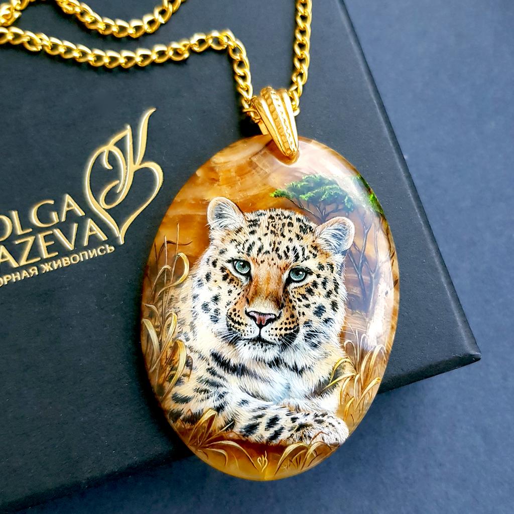 КУЛОНЫ С ЛЕОПАРДАМИ