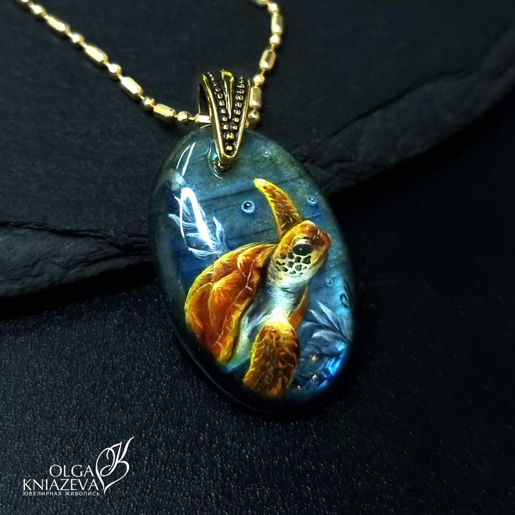 КУЛОН "МОРСКАЯ ЧЕРЕПАХА" 2