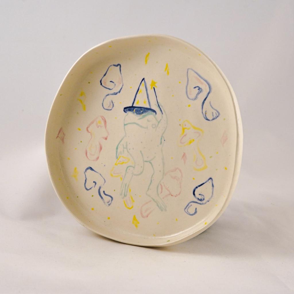 Тарелка "Лягушка-шаман"