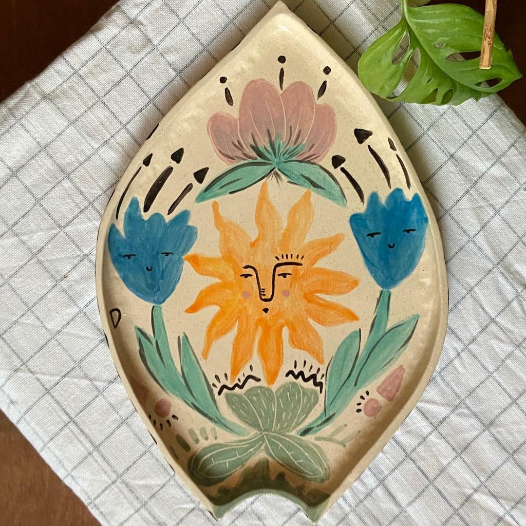 Тарелка "Летний сёрф"