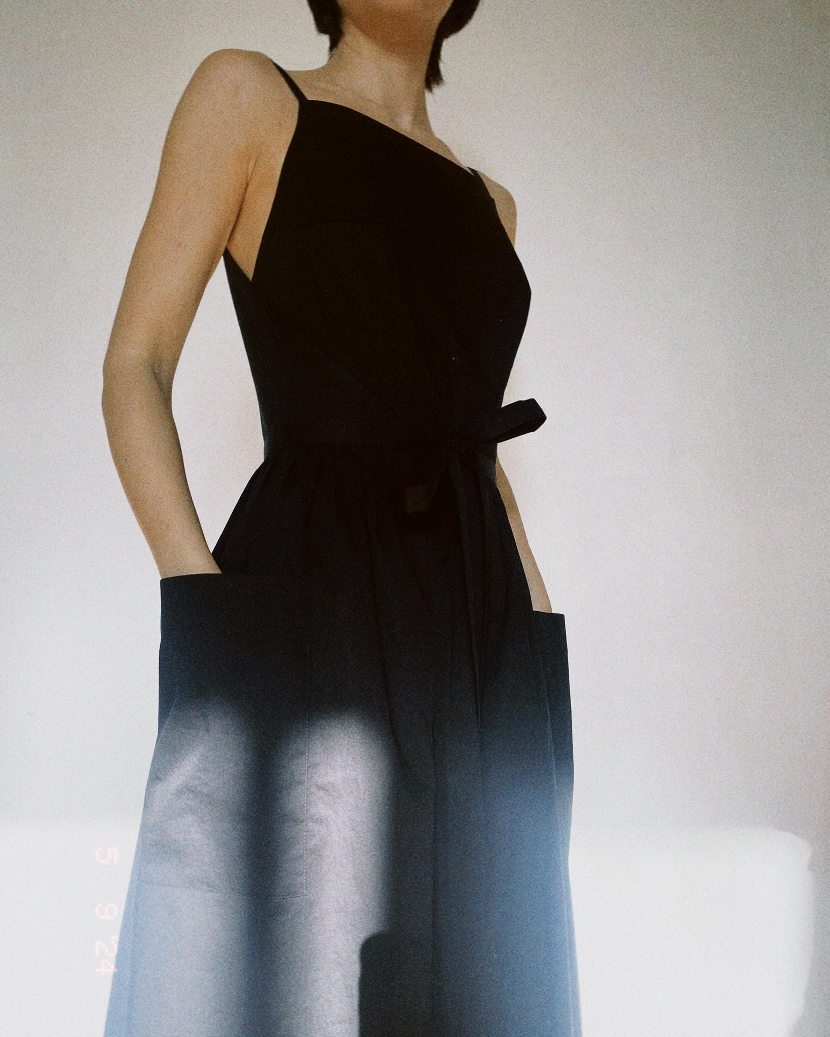 Dresses > Black sundress dress without side seam Buy from e-shop