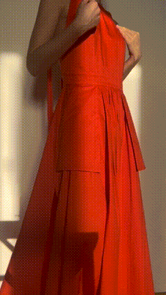 Scarlet dress "Oscar"