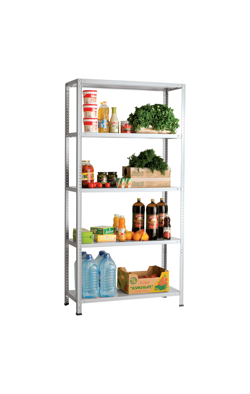 Стеллаж 200-120-30(5 полок) 140 кг