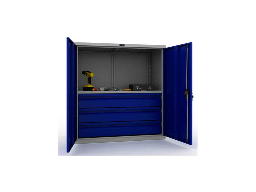 TC шкаф инструментальный TC-1095 (3 ящика + полка)