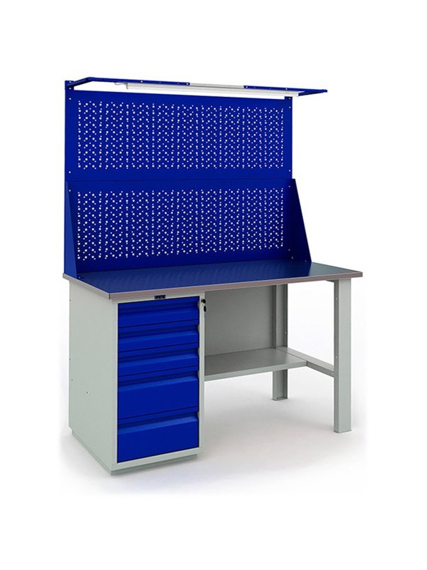 Верстак Profi 866x1400x700 (тумба WD-5 + 2 Экрана 1400 + Свет)