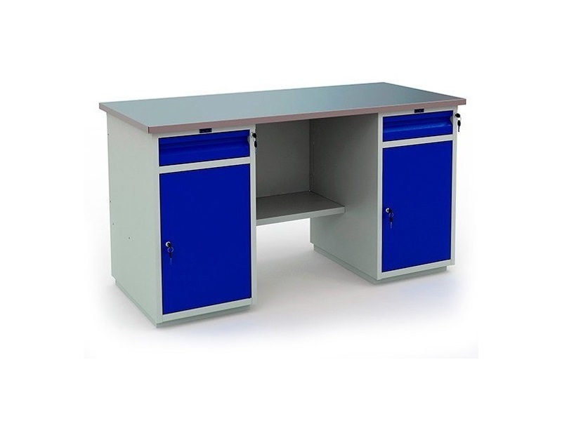 Верстак Profi 866x1600x700 (тумба WD-2 + тумба WD-2)