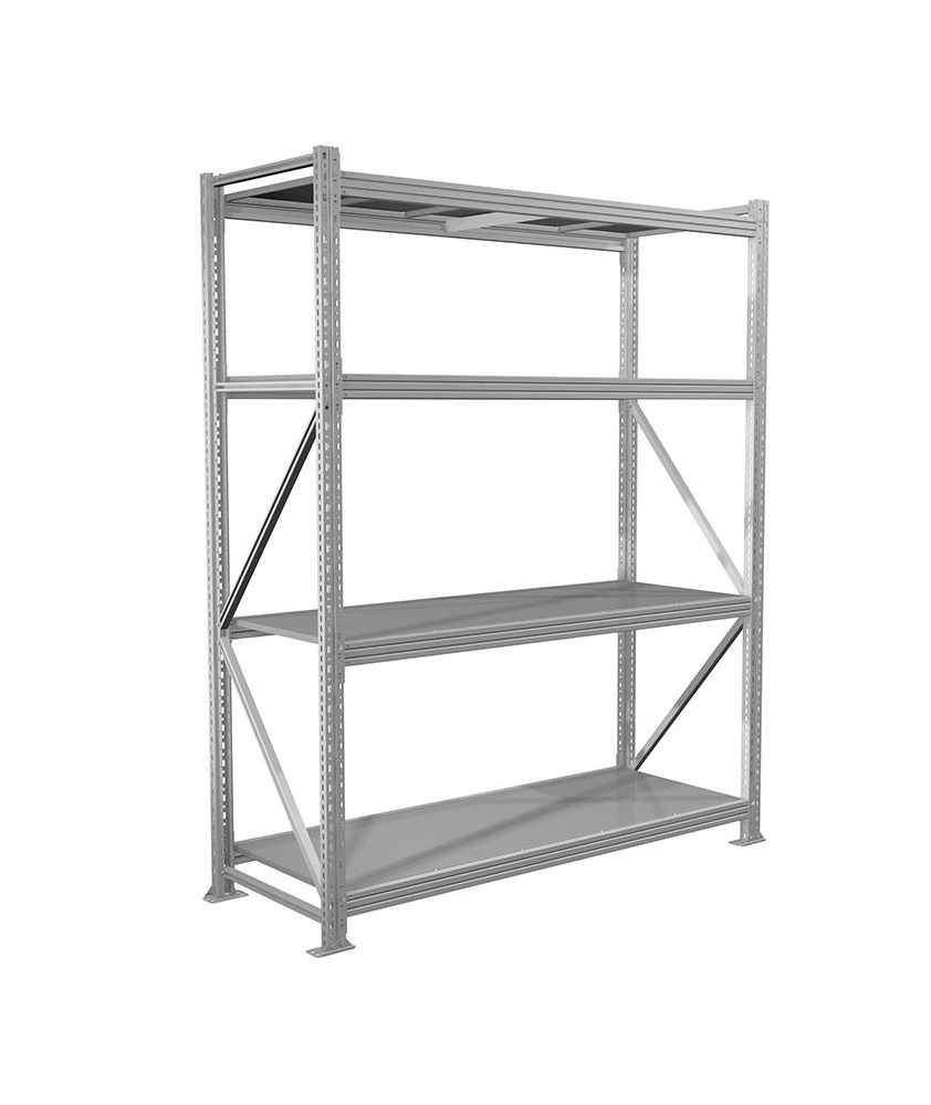 Стеллаж MS Pro 200-180-100(4 полки) до 500 кг на полку.