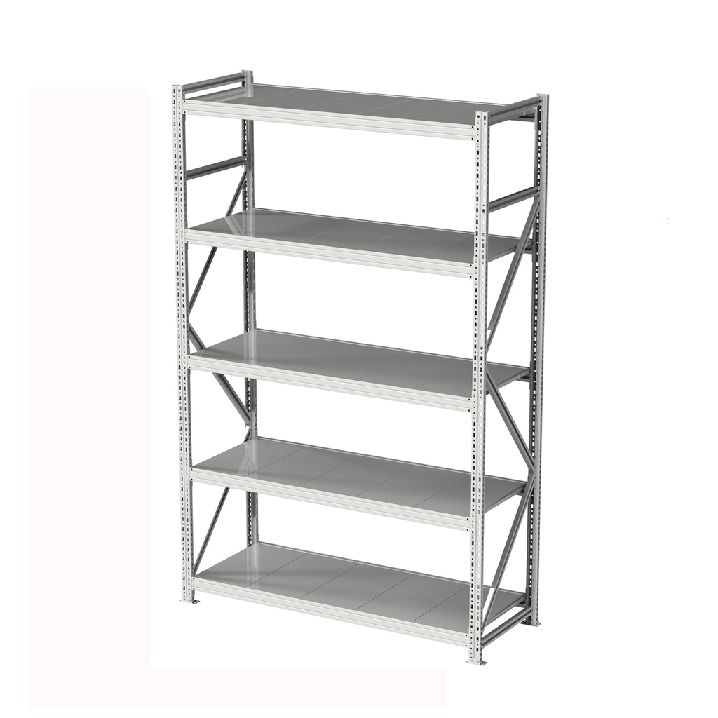 Стеллаж MS Pro 250-150-80(5 полок) до 500 кг на полку.