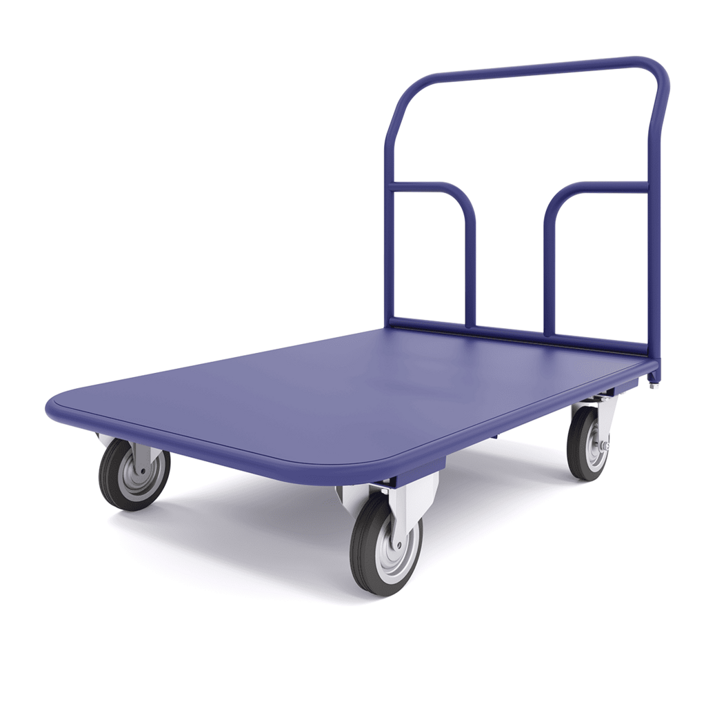 Тележка платформенная. ТП 1 500х800 колеса Ø200 мм (г/п 550кг)