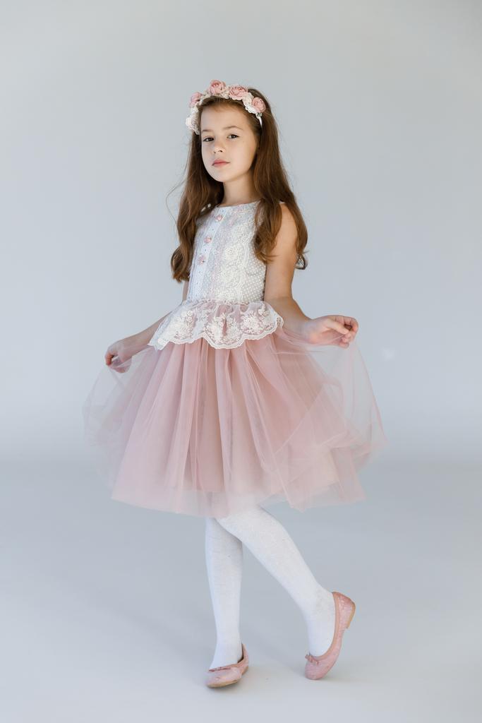 Платье для девочки "Новелла" горох