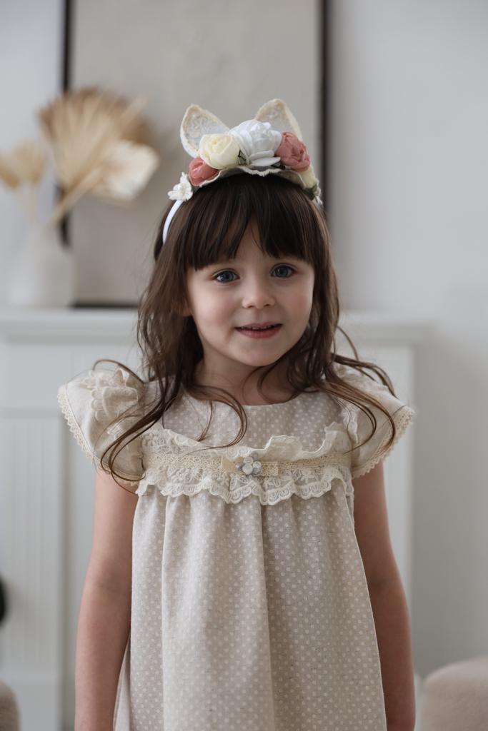 Ободок Зайка кружева