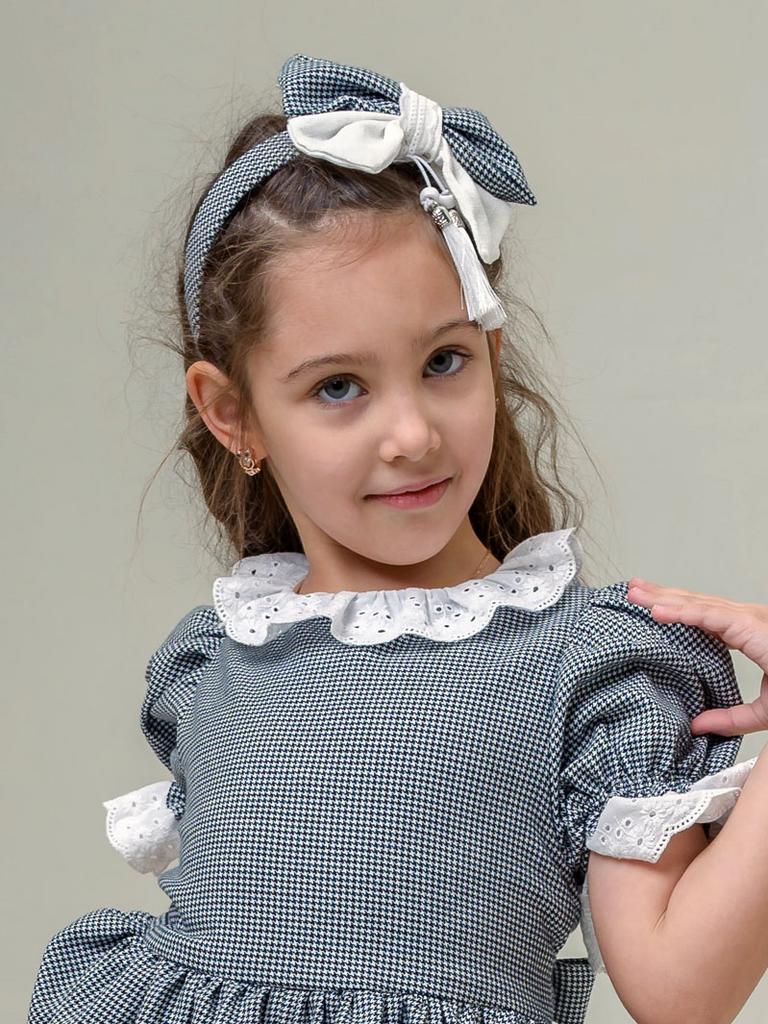 Ободок Забава серый