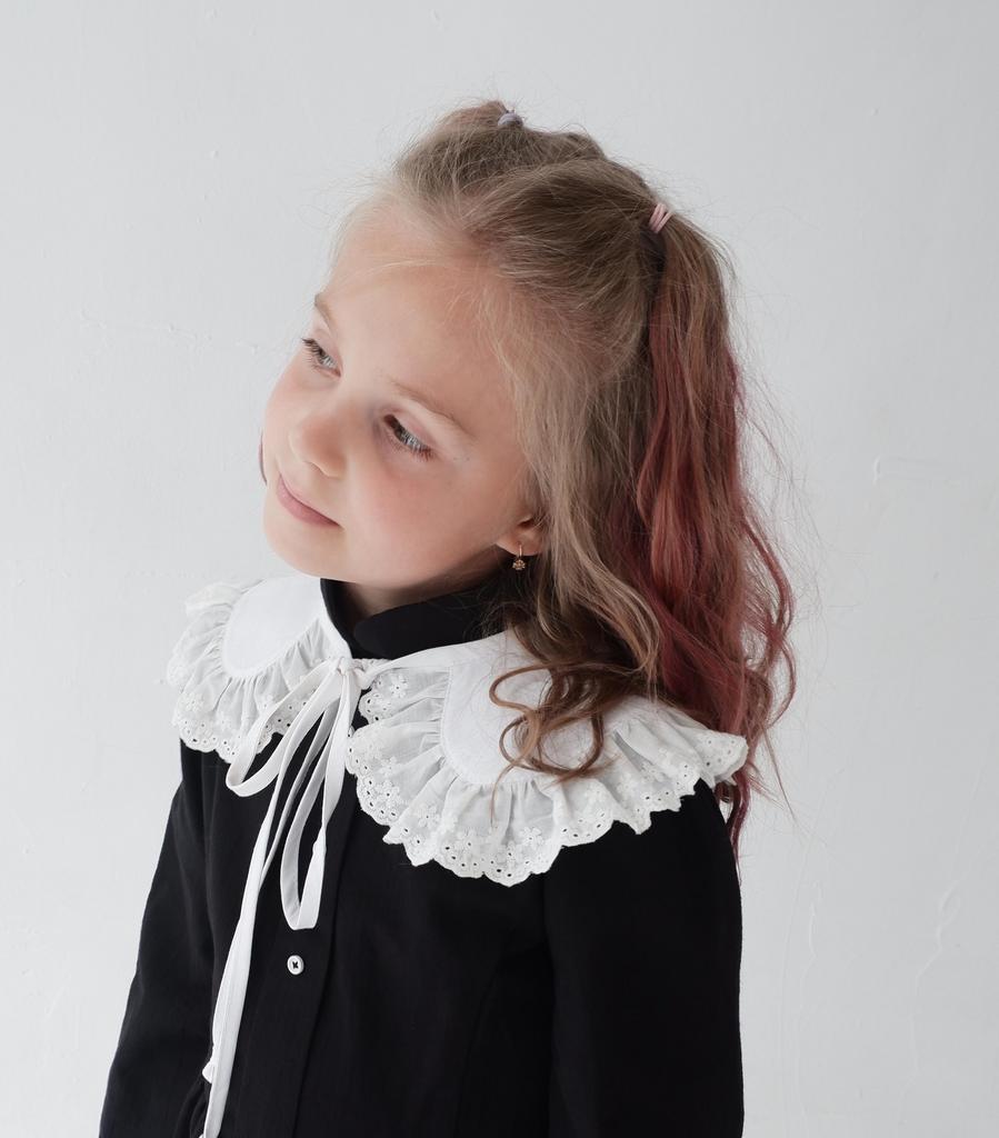 Воротник с хлопковым шитьем