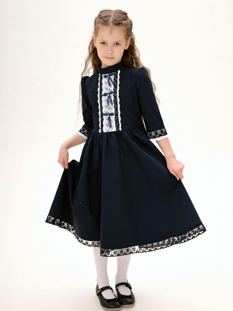 Платье для девочки Лицей синий