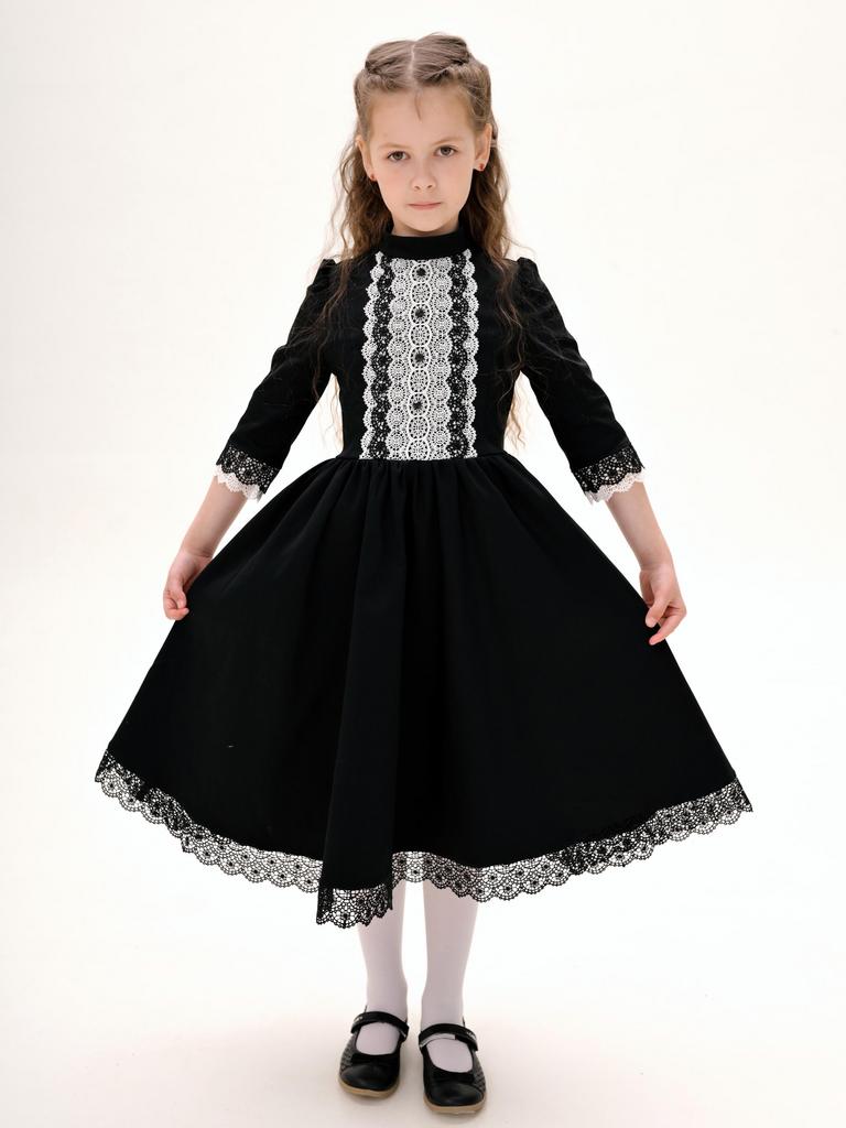 Платье для девочки Лицей черный