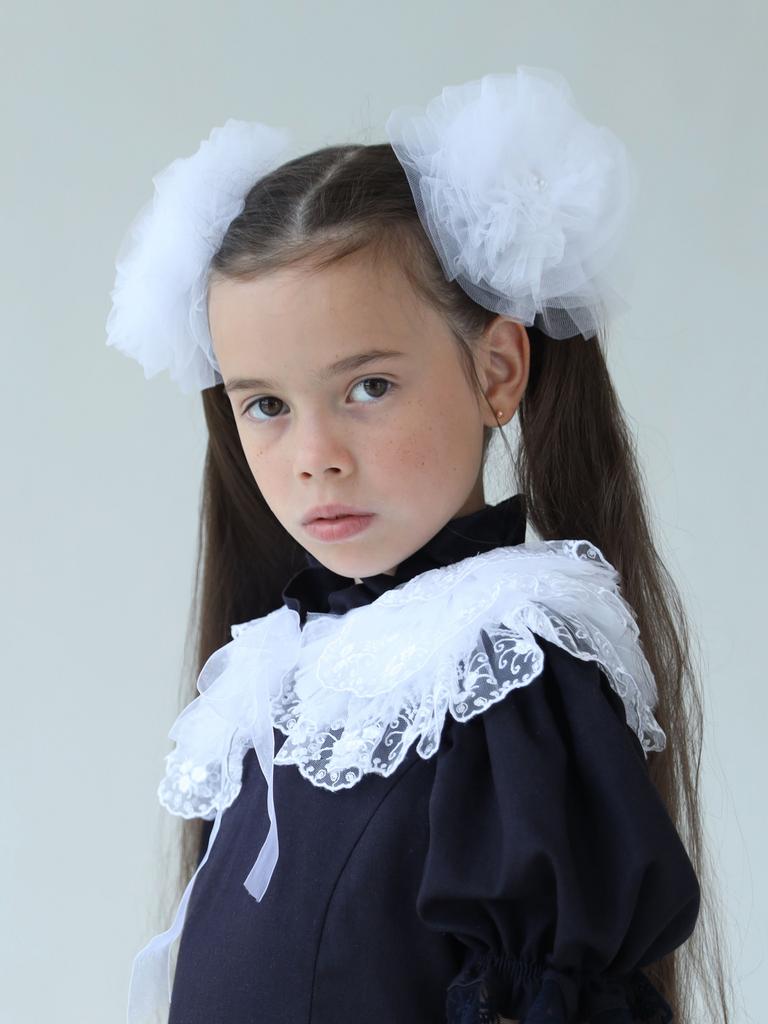 Бант белый Аура