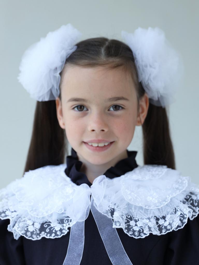 Бант белый Аура комплект