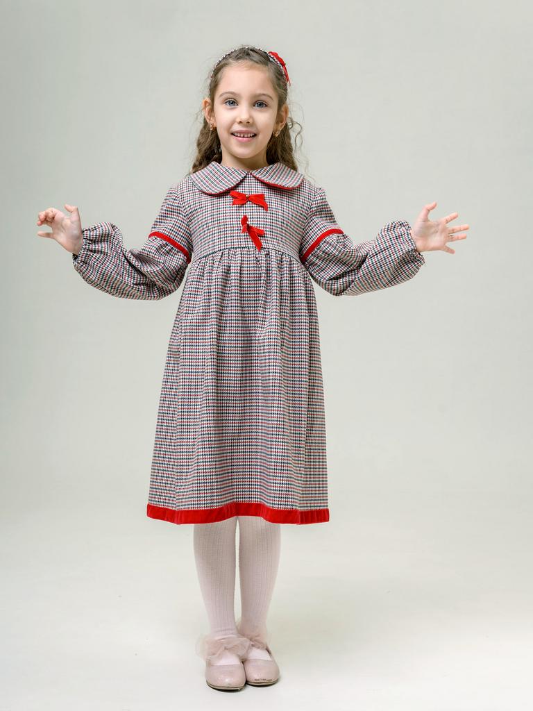 ДЛ 26-3 платье для девочки Мира красный