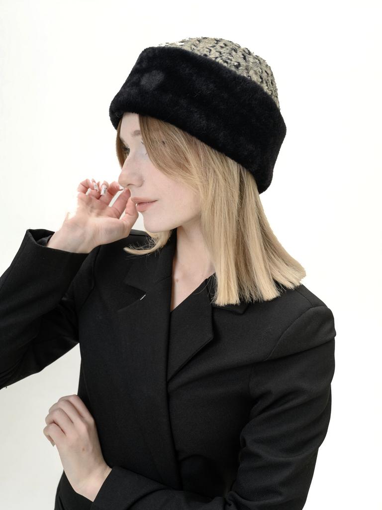 П26-33  Пилотка перепёлка с мехом