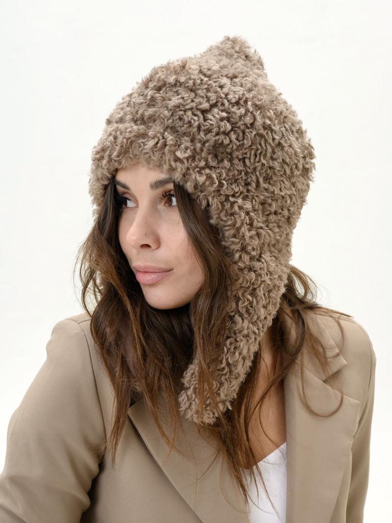 Ш26-4 Шлем луковка барашек бежевый