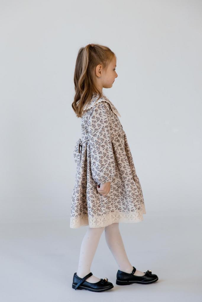 Х232 платье для девочки Есения бежевый