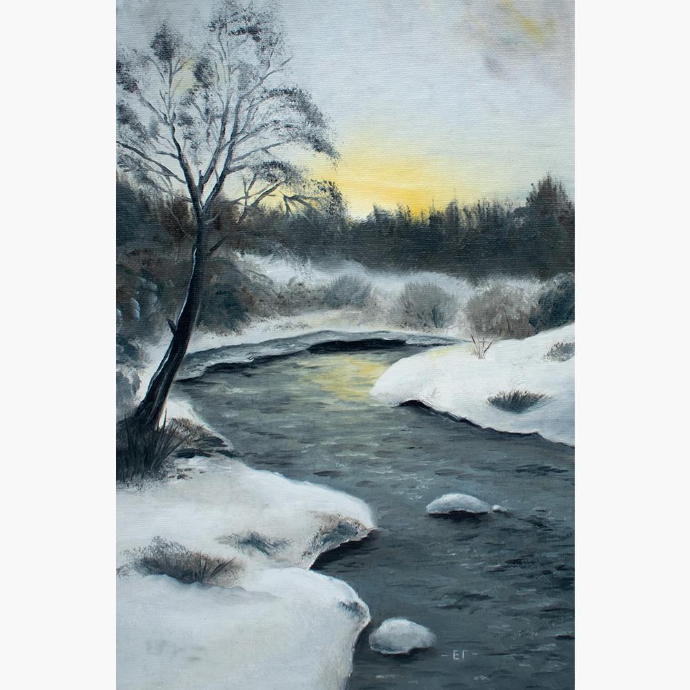 картина морозно елена гурьева