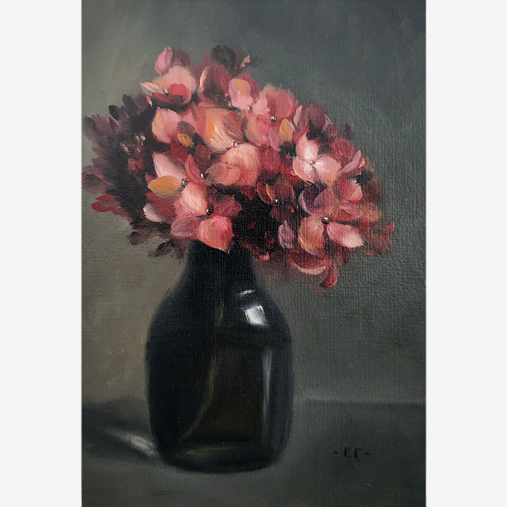 картина гортензия елена гурьева