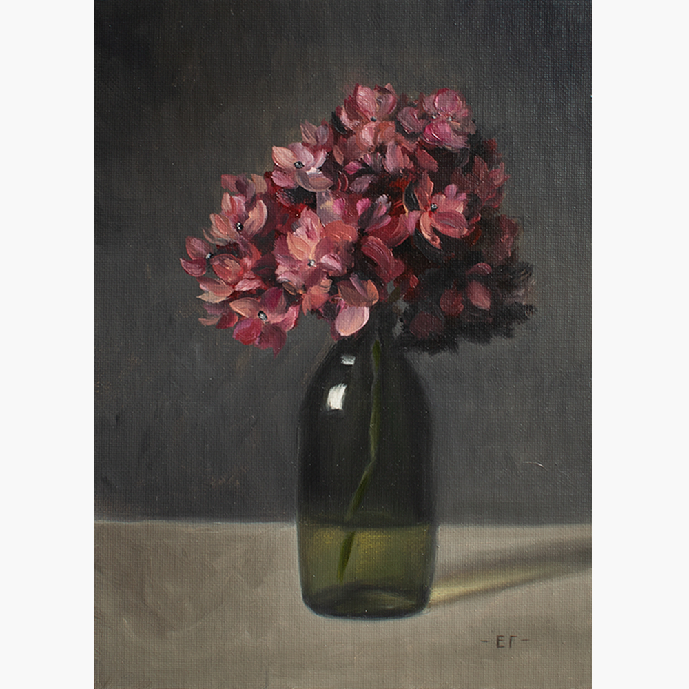 картина гортензия №2 елена гурьева