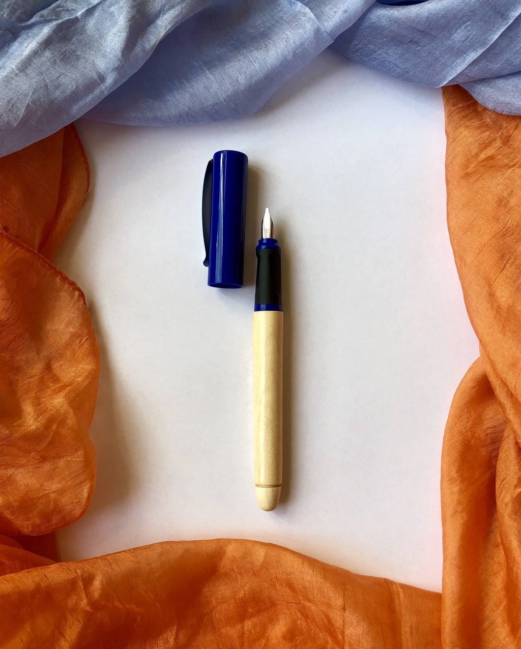 Ручка для каллиграфии Greenfield (Гринфилд), среднее перо 1,5 мм- синий