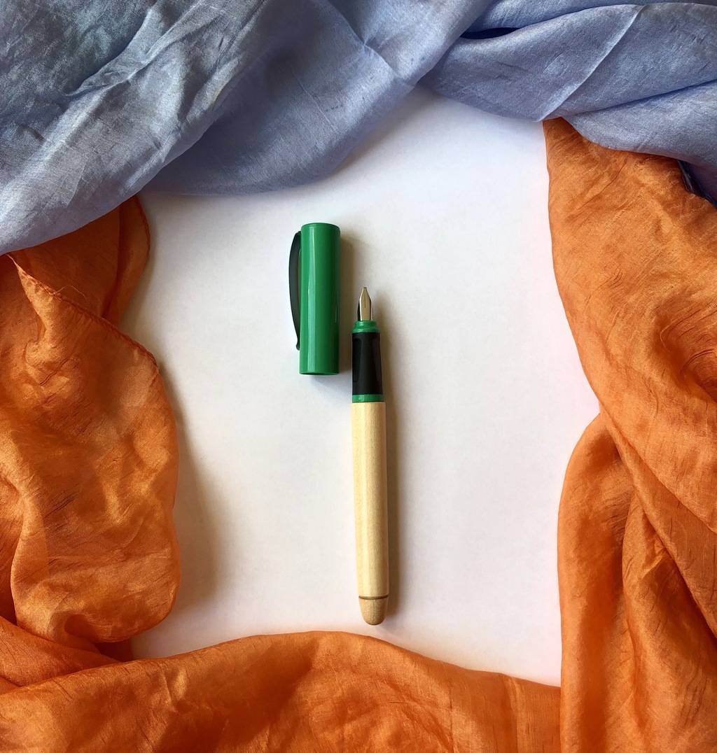 Ручка для каллиграфии Greenfield (Гринфилд), малое перо 1,1 мм- зеленый