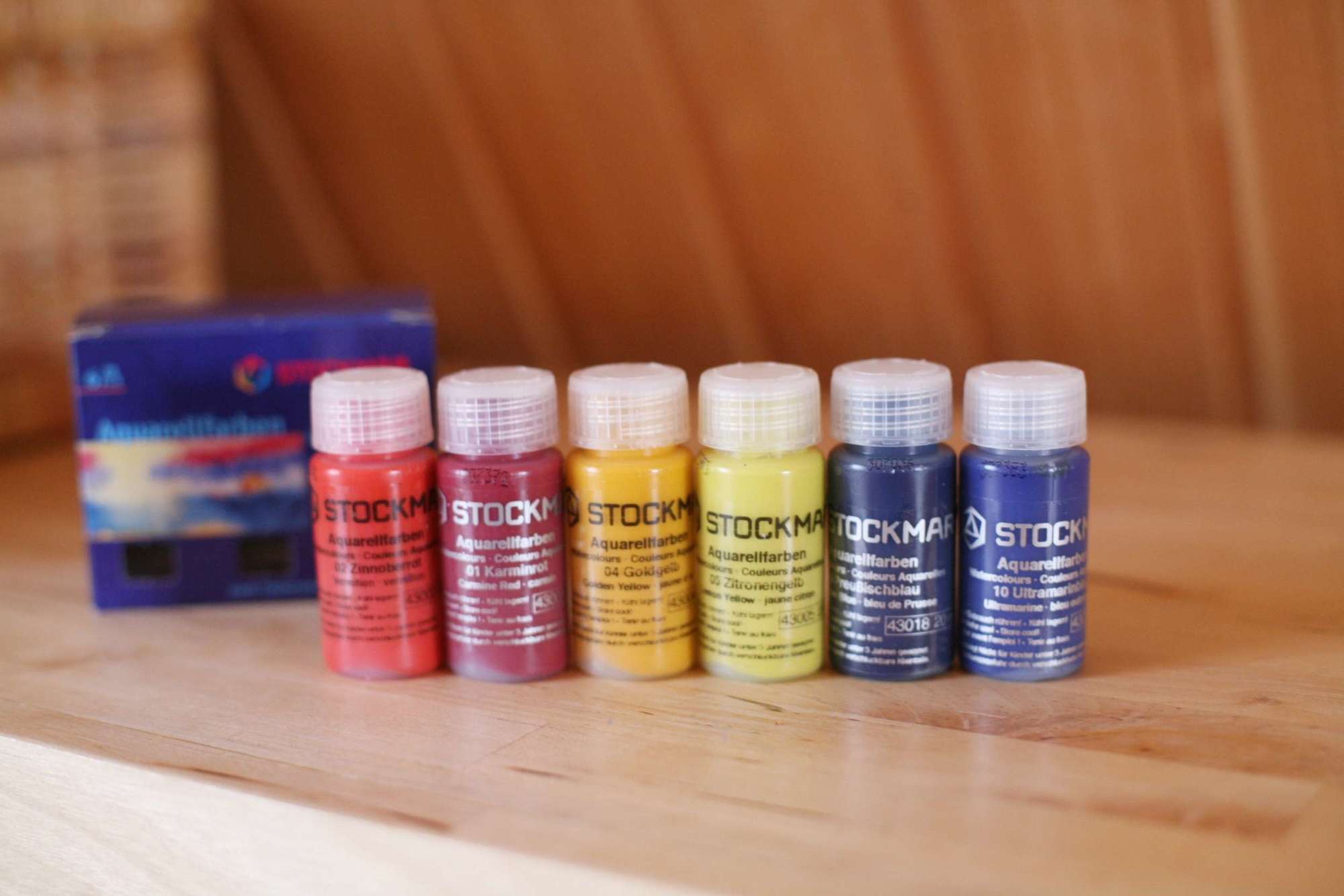 Краска акварельная Stockmar (Штокмар) набор основной 6 цветов по 20 мл