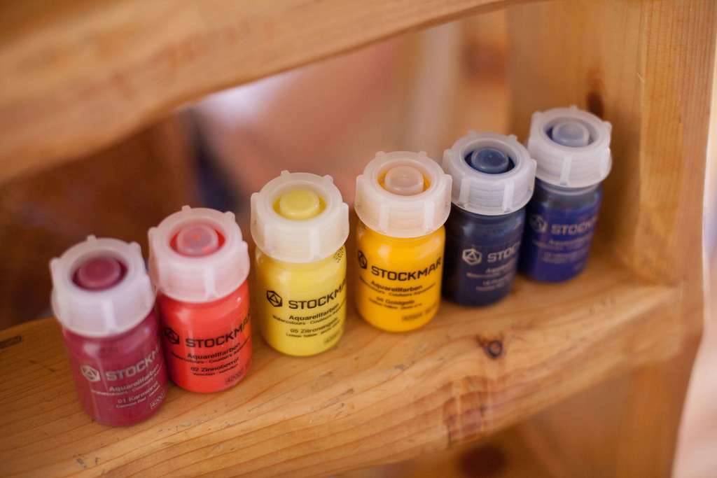 Краска акварельная Stockmar (Штокмар) - 50 мл Жёлтый лимонный